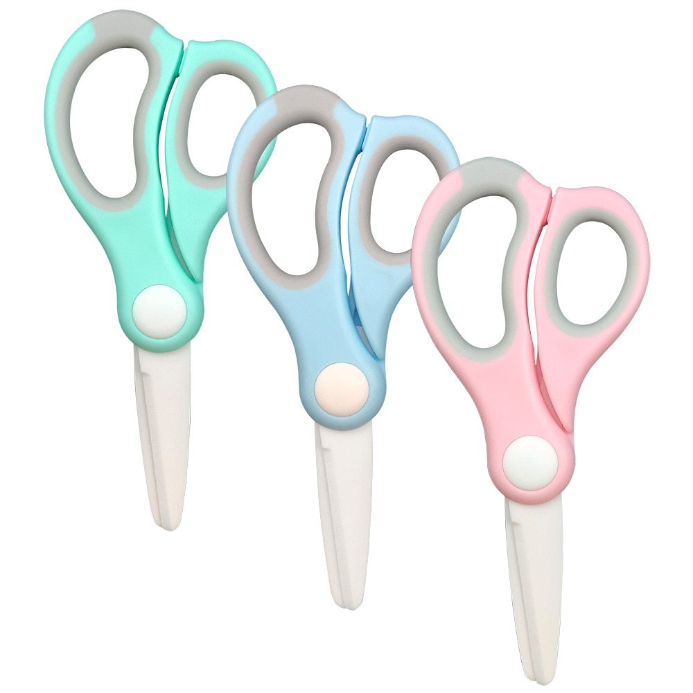 Ceramic Handle Baby Food Scissor